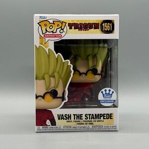 Funko Pop! #1561 Vash The Stampede Trigun Funko Exclusive w/ Protector *Vaulted*